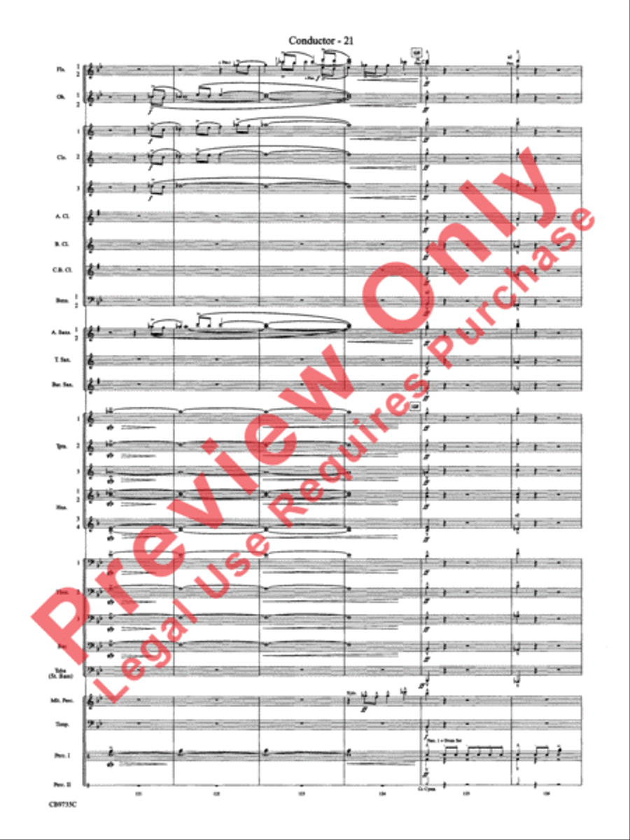 Strike Up the Band Concert Band scores gallery preview page 24