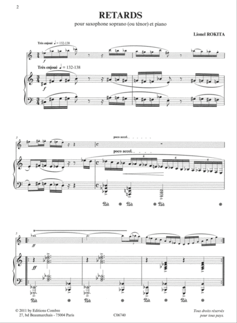 Retards Piano Accompaniment scores gallery preview page 2