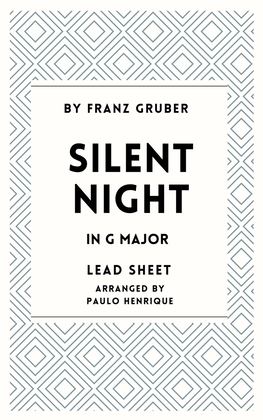 Book cover for Silent Night - Lead Sheet - G Major
