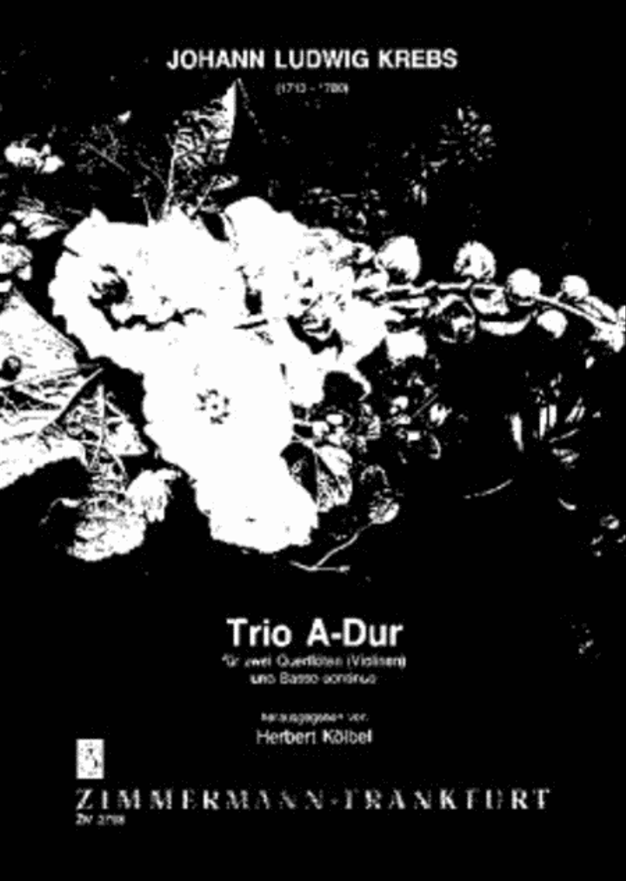 Trio A major Flute scores gallery preview page 1