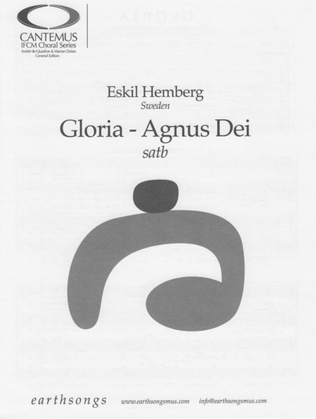 Book cover for gloria & agnus dei