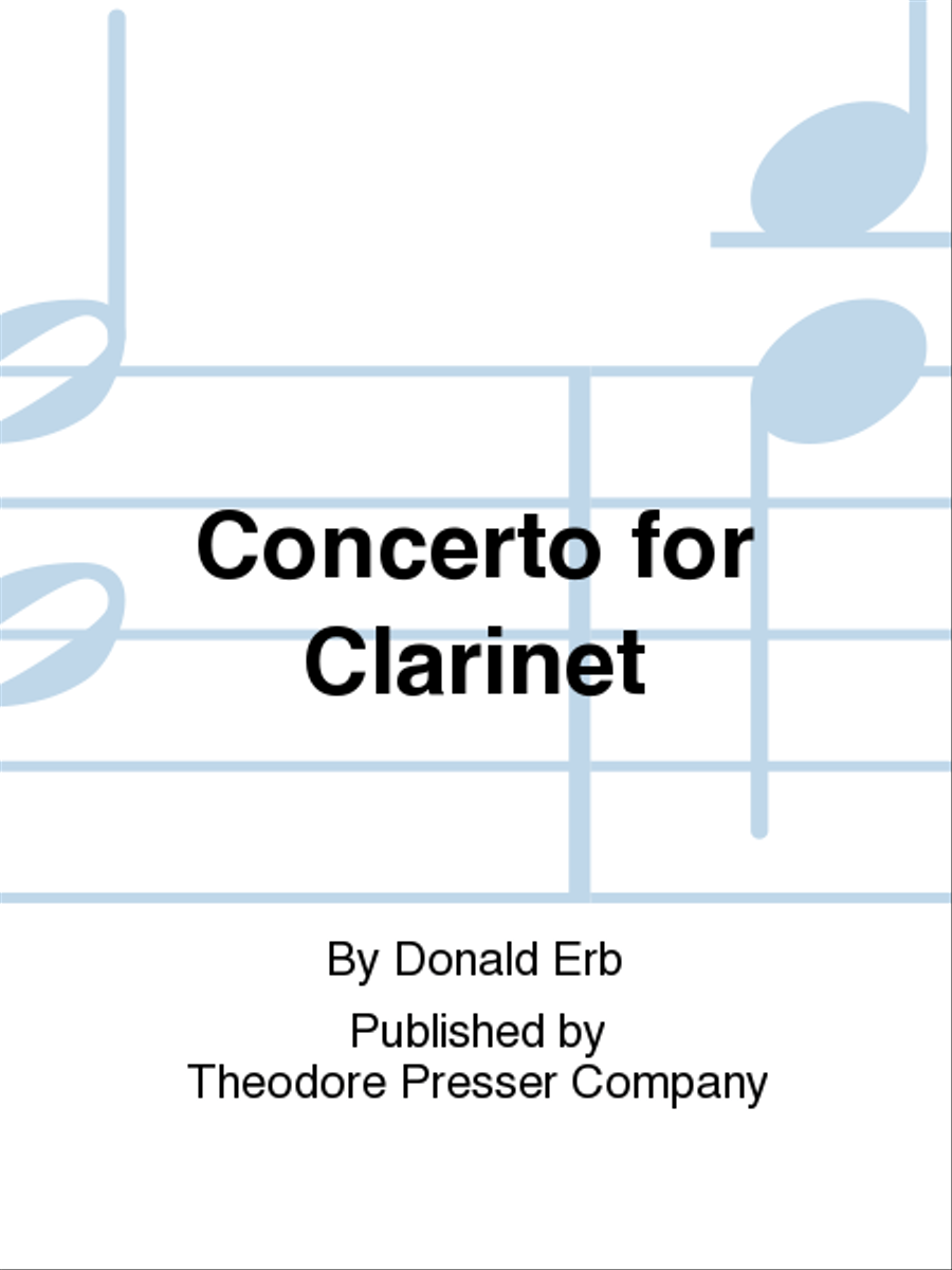 Concerto For Clarinet Orchestra scores gallery preview page 1