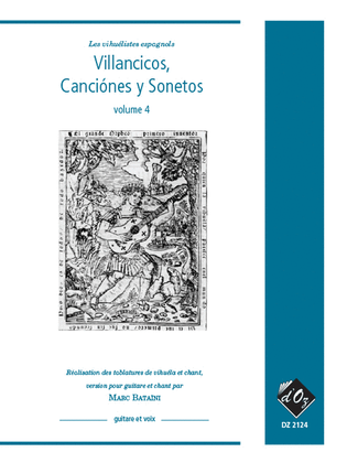 Book cover for Villancicos, canciones y sonetos, vol. 4