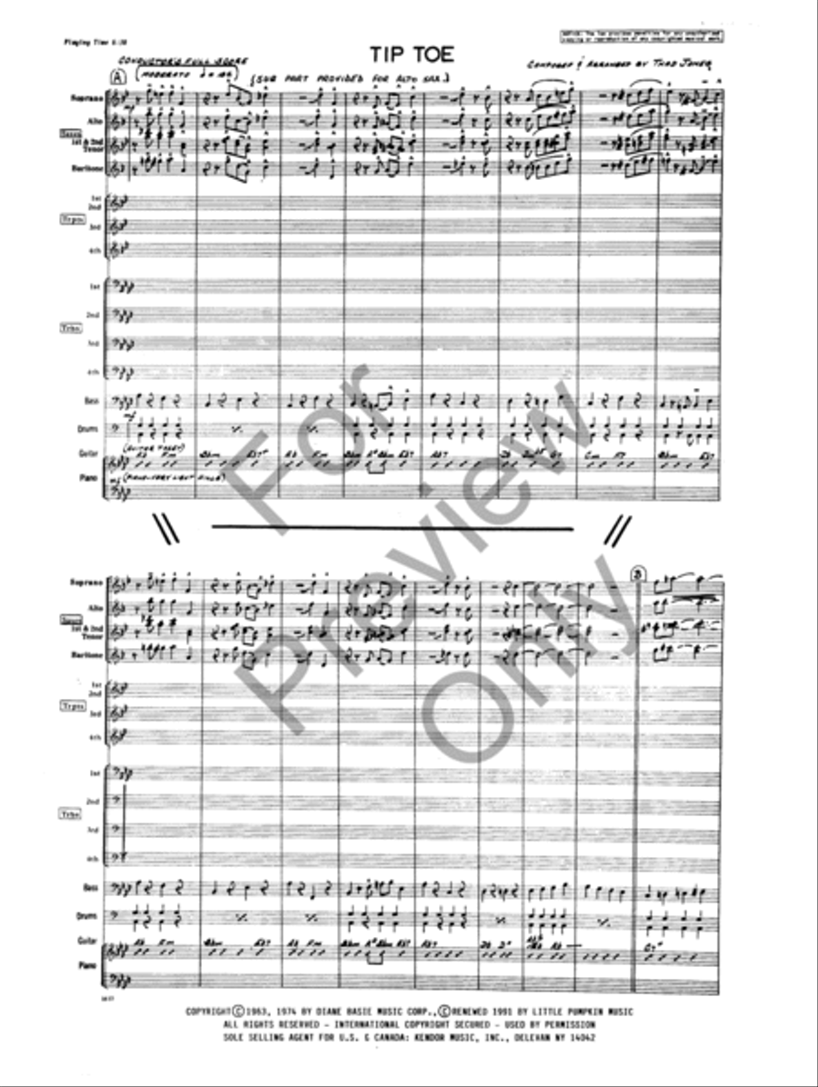 Tip Toe Choir scores gallery preview page 3