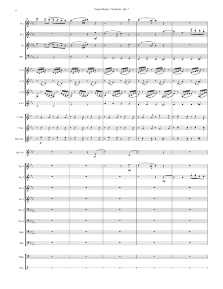 Nocturno, Op. 7 for Horn Solo and Wind Ensemble image number null