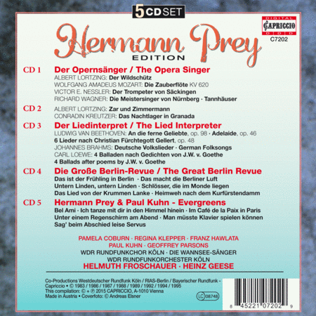 Hermann Prey Edition [Box Set] image number null