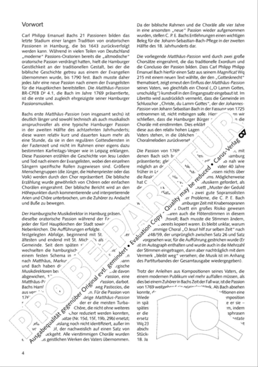 Passion according to St. Matthew (Passions-Musik nach dem Evangelisten Matthaus) SSATB scores gallery preview page 5