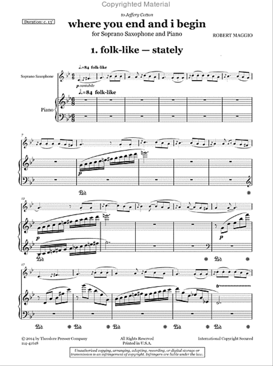 Where You End And I Begin Chamber Music scores gallery preview page 2
