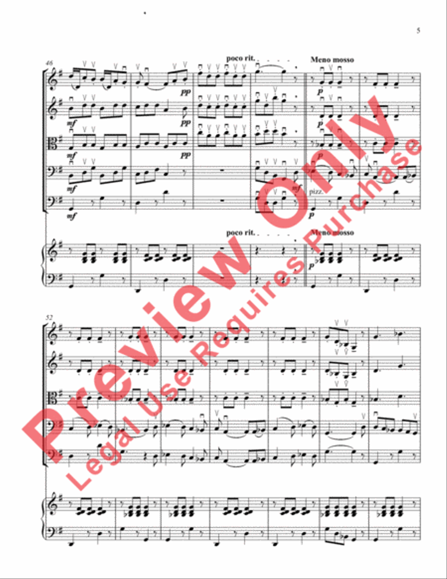 Carnival of Venice Variations String Orchestra scores gallery preview page 8