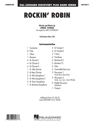 Book cover for Rockin' Robin - Conductor Score (Full Score)