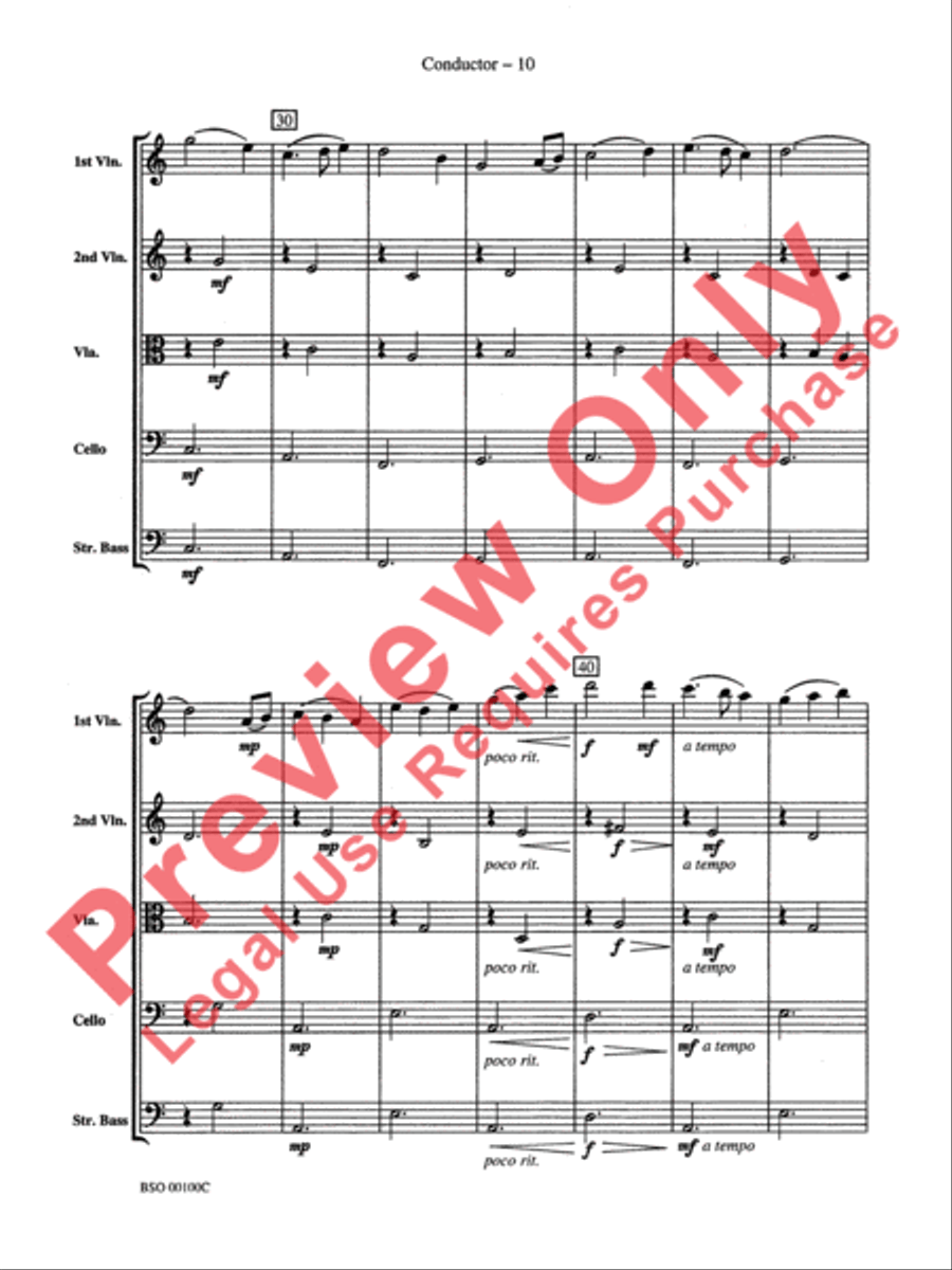 Knightsbridge Suite String Orchestra scores gallery preview page 12