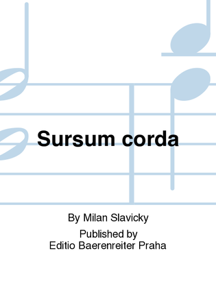 Book cover for Sursum corda