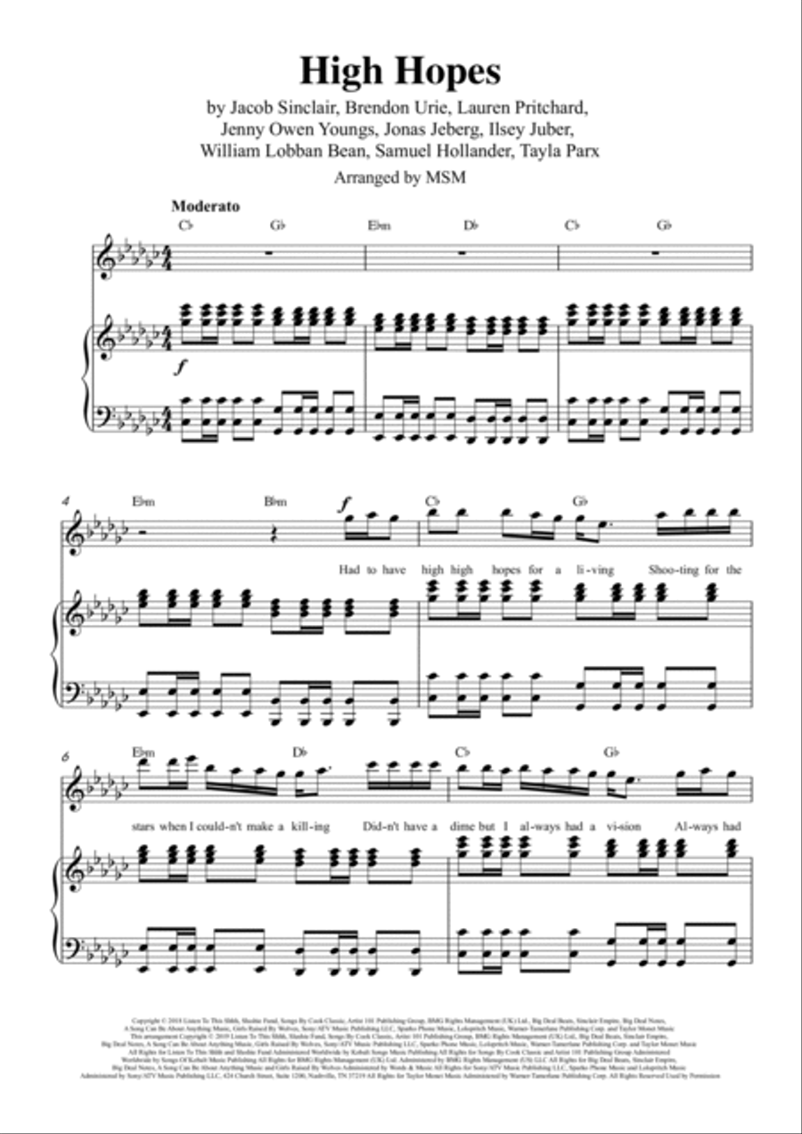 Panic Panic Panic Panic Voice scores gallery preview page 3