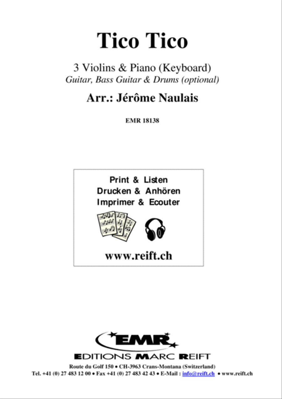Tico Tico Violin scores gallery preview page 2