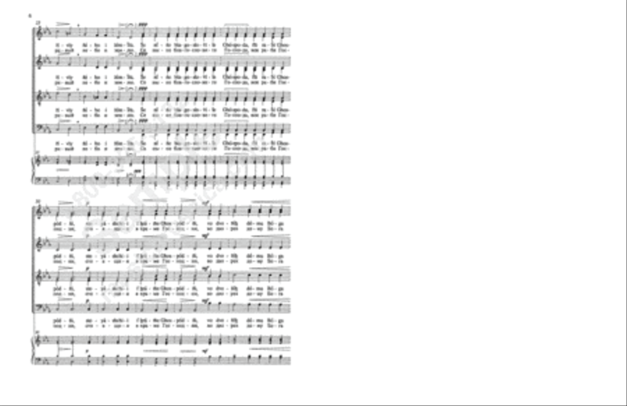 Behold Now, Bless the Lord 4-Part scores gallery preview page 5