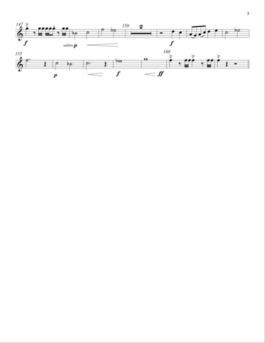 Southwest Five Set of Parts Brass Ensemble scores gallery preview page 3