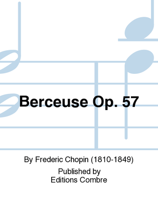 Book cover for Berceuse Op. 57