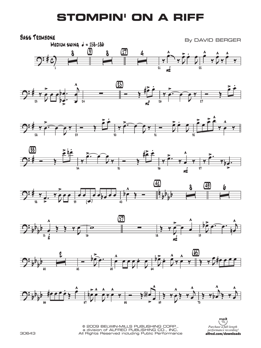 Stompin' on a Riff: Bass Trombone