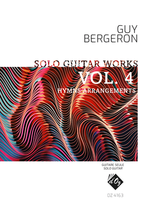 Book cover for Solo Guitar Works vol. 4, Hymns arrangements