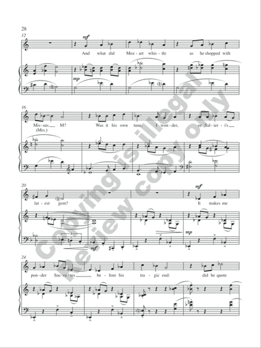 Songs of Sophistication Medium Voice scores gallery preview page 33
