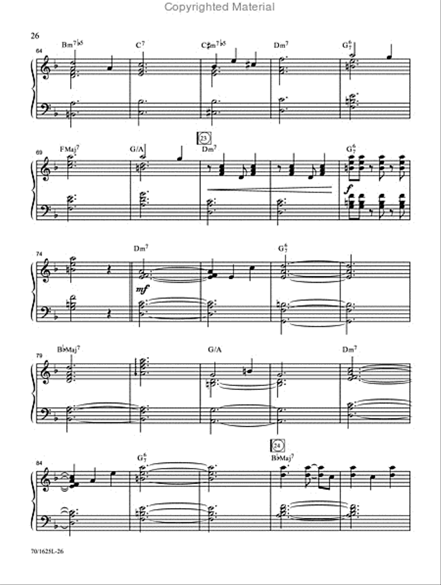 Sunday Evening Jazz - Piano Book Jazz Ensemble scores gallery preview page 9