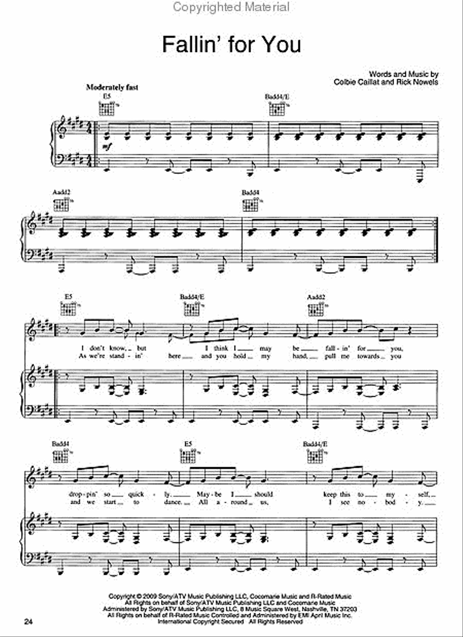 Colbie Caillat - Breakthrough Piano, Vocal, Guitar scores gallery preview page 4