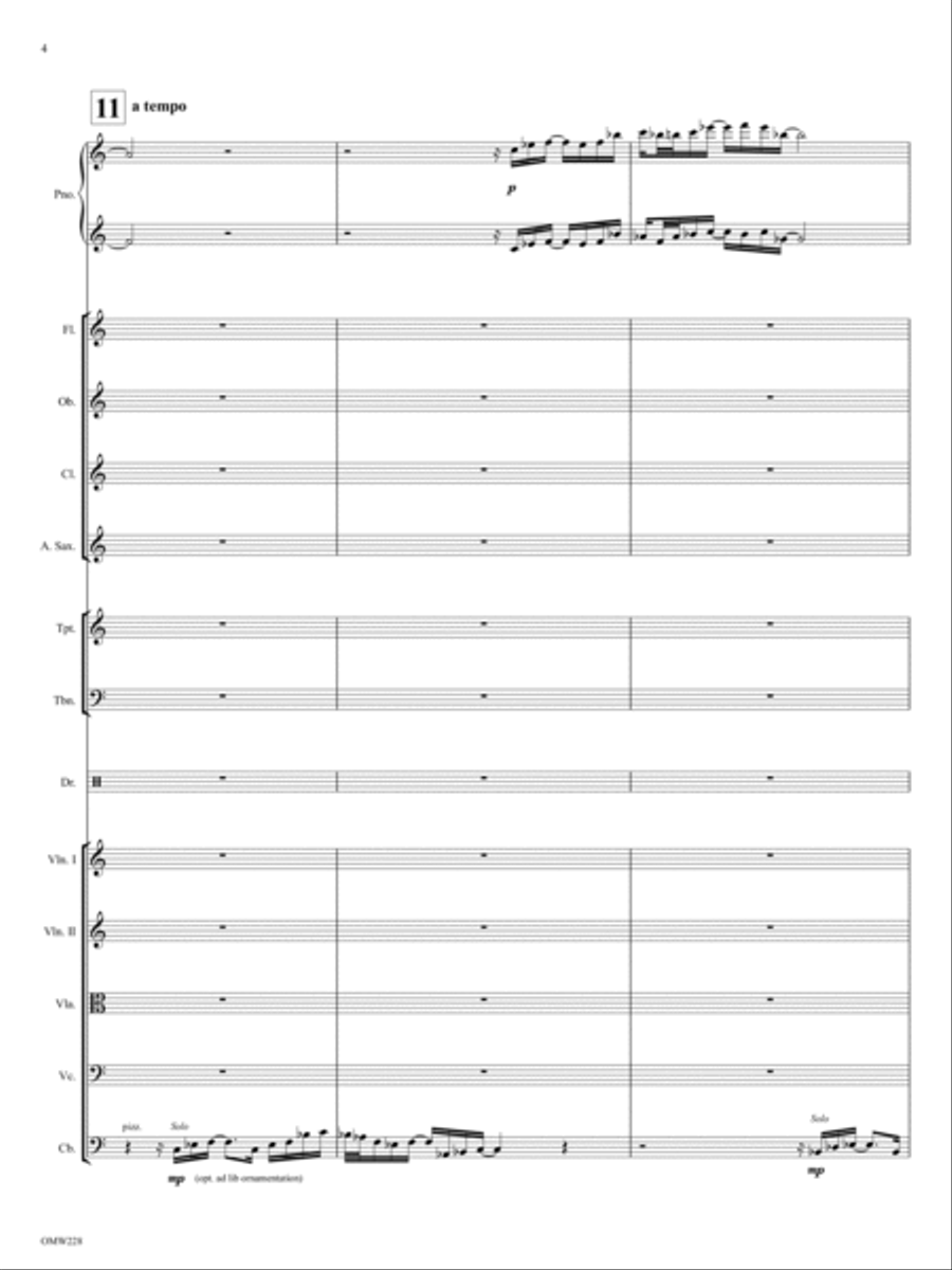 Capriccio Noir Chamber Orchestra scores gallery preview page 6