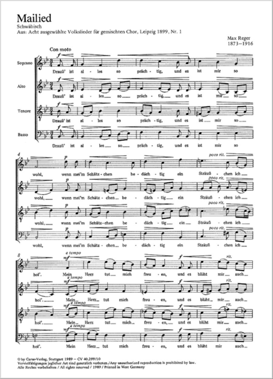 Mailied 4-Part scores gallery preview page 2