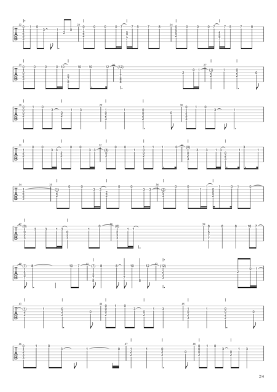 The Happiest Girl Electric Guitar scores gallery preview page 2