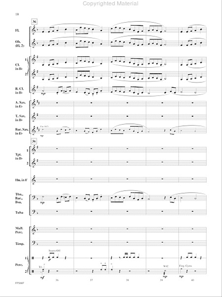 Atlantic Crossing Concert Band scores gallery preview page 11