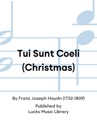 Book cover for Tui Sunt Coeli (Christmas)