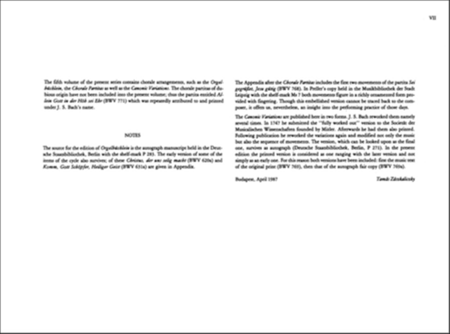 Sämtliche Orgelwerke V Orgelbüchlein, Choralparti Organ scores gallery preview page 2