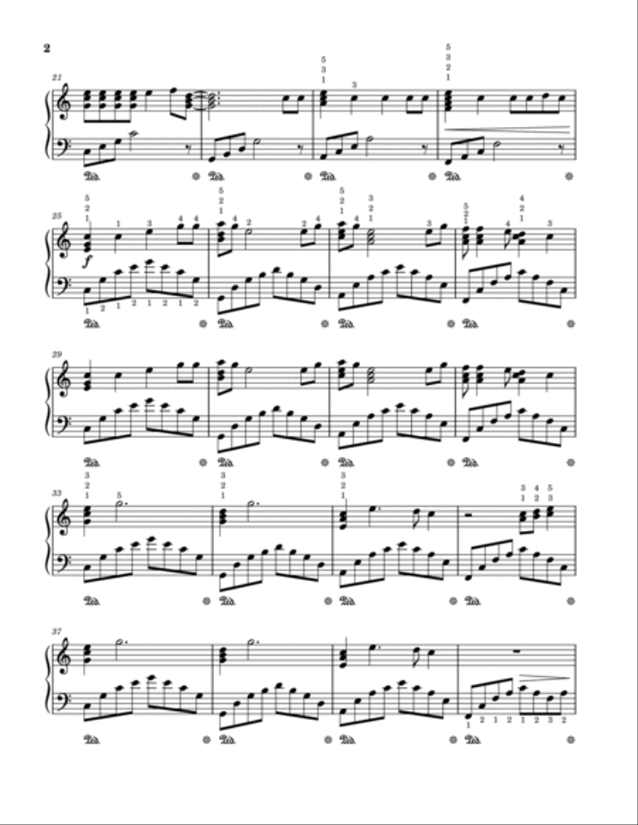 One Day One Day Piano Solo scores gallery preview page 2