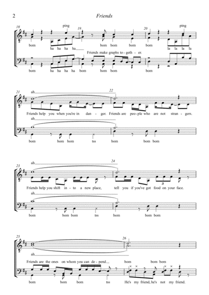 Sheet music: Flight of the Conchords
