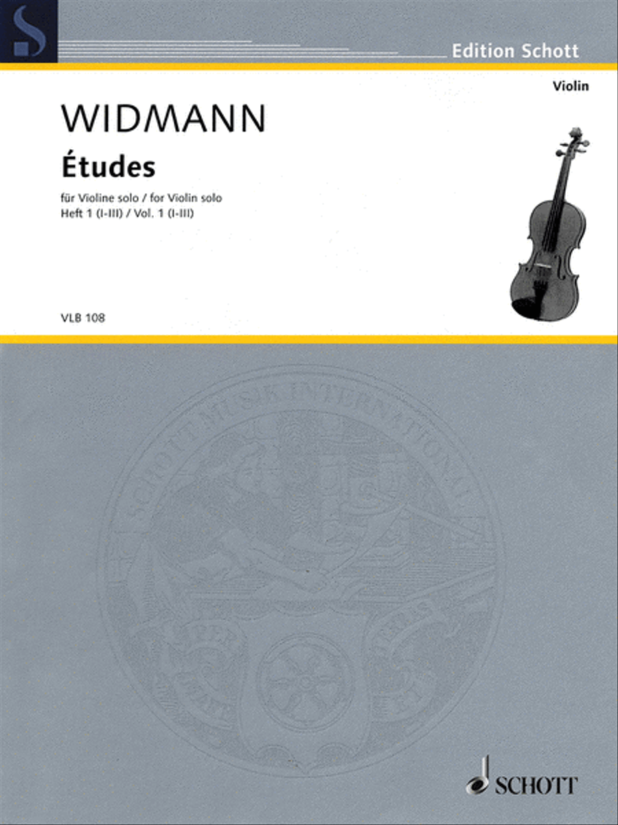 Etudes – Vol. 1 (I-III) Violin Solo scores gallery preview page 1