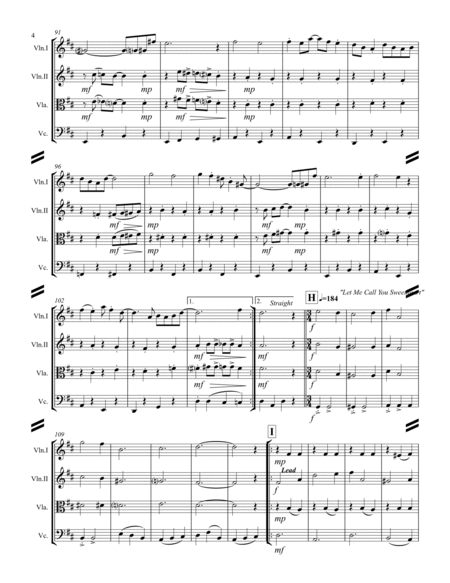 Sing-along Medley #2 (for String Quartet) image number null