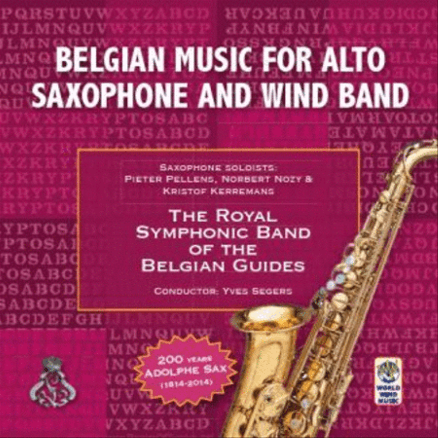 Belgian Music for Alto Saxophone and Wind Band Concert Band scores gallery preview page 1
