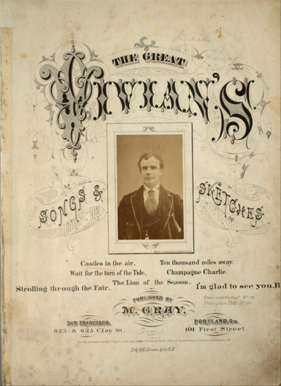 The Great Vivian's Songs & Sketches. Castles in the Air Voice scores gallery preview page 1