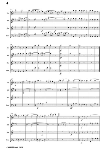 F. Krommer-Harmonie(Partita) in F Major,Op.77,for Oboe,Clarinet,Horn,Bassoon image number null