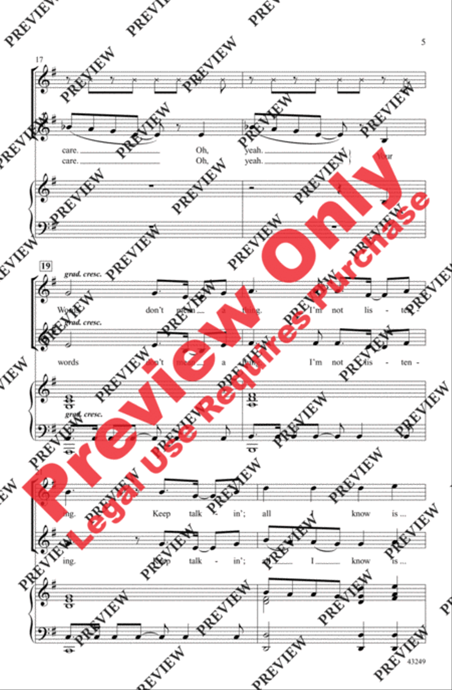 Wings Women's Choir scores gallery preview page 5