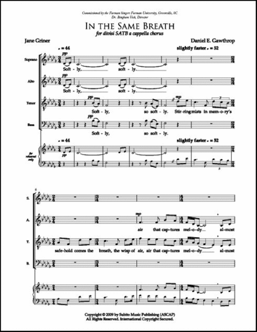 In the Same Breath In the Same Breath Divisi scores gallery preview page 3