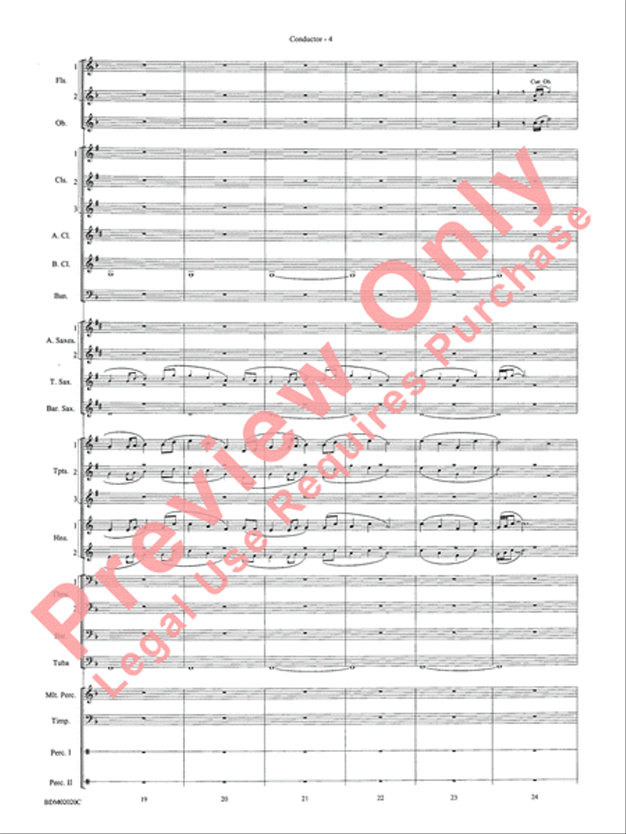 Prairiesong Concert Band scores gallery preview page 7