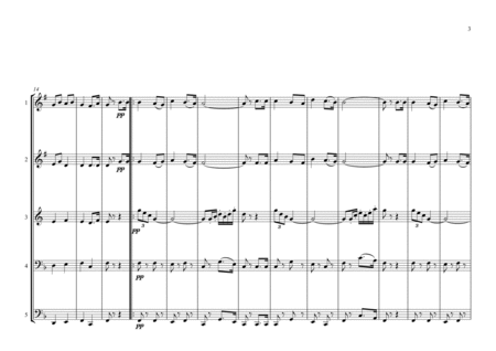 Egyptian National Anthem (Bilady, laki hubbi wa fu'ad) for Brass Quintet image number null