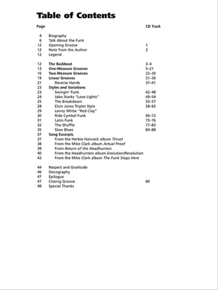 Funk Drumming Drum Set scores gallery preview page 3