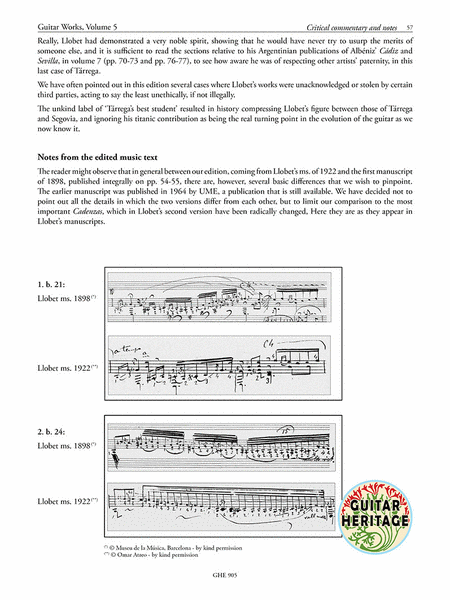 Transcriptions for Solo Guitar Vol. 5