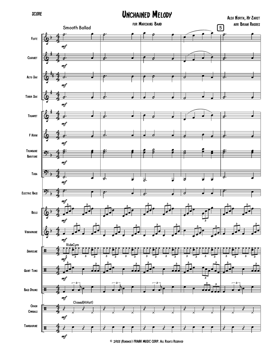 We Like To Party! Marching Band scores gallery preview page 2