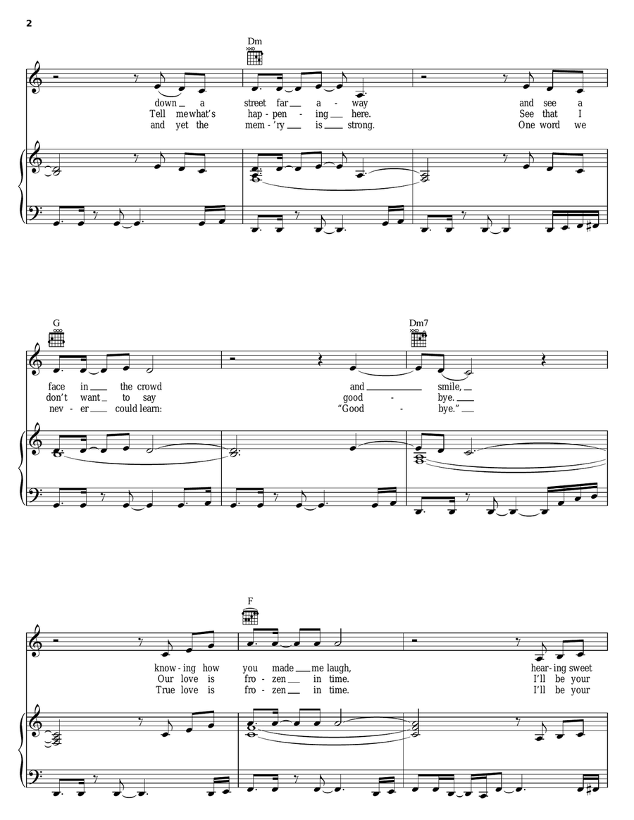 I Will Remember You I Will Remember You Piano, Vocal, Guitar scores gallery preview page 2