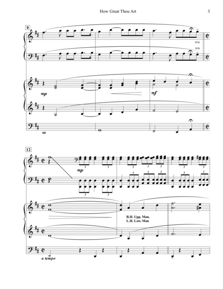 How Great Thou Art (Piano-Organ Duet)