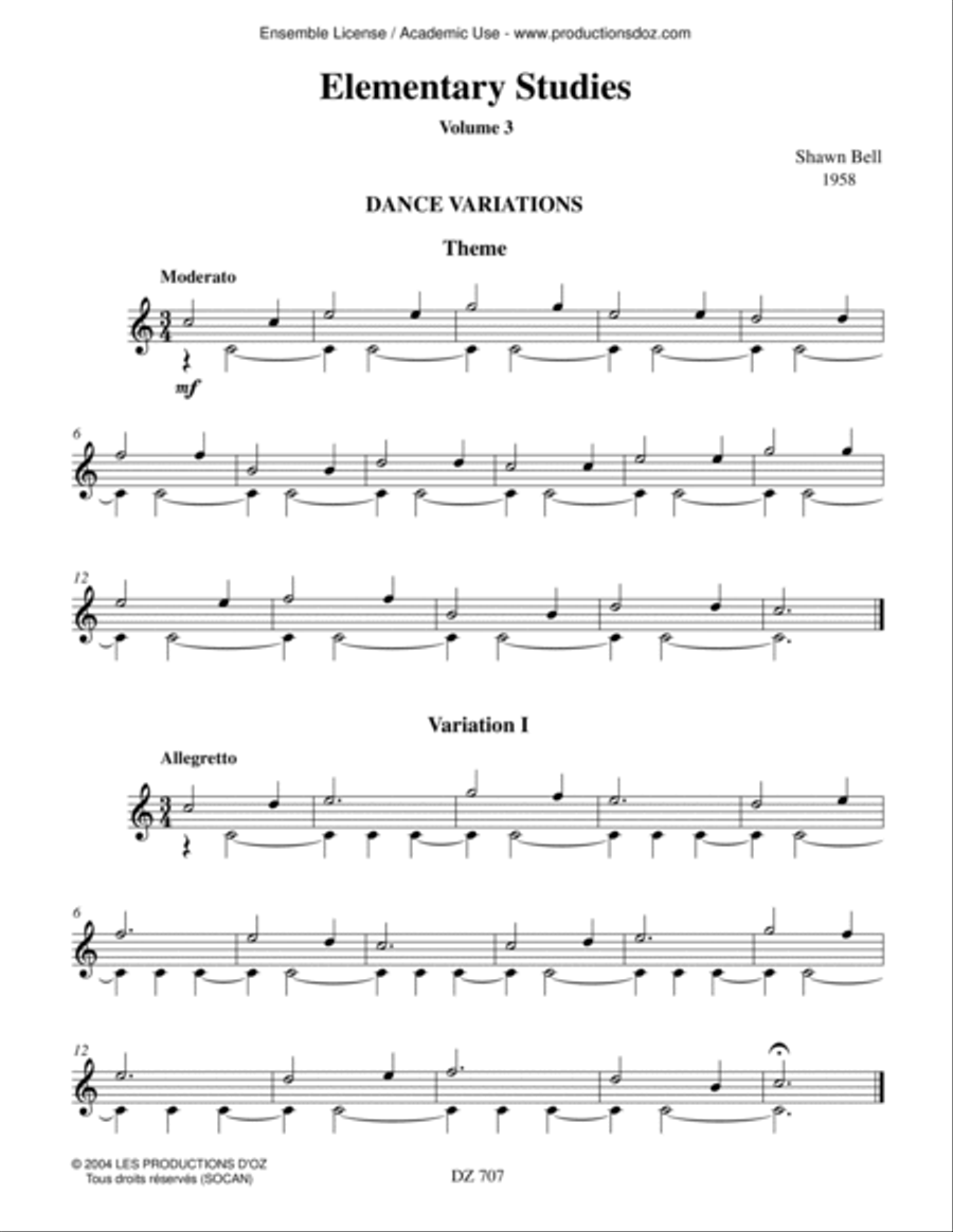 Elementary Studies, vol. 3 Classical Guitar scores gallery preview page 3