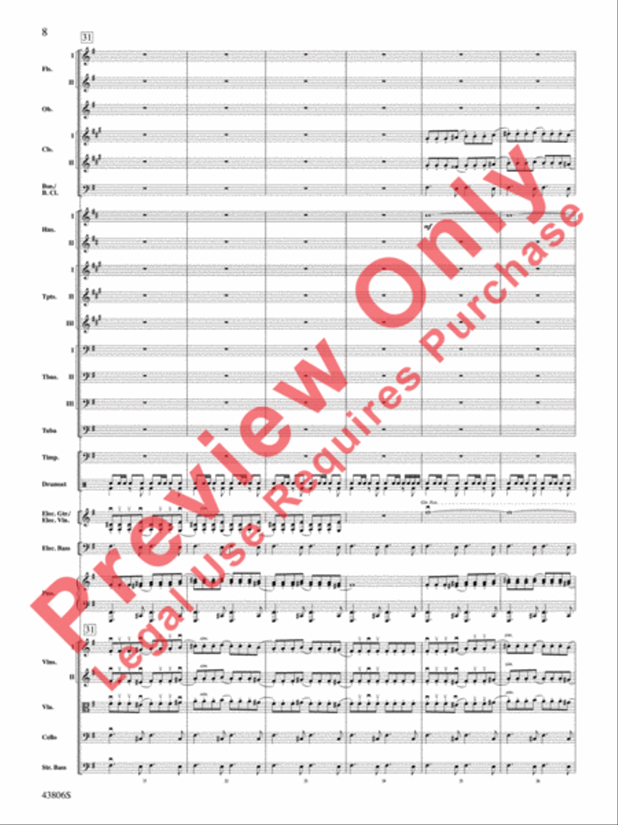 A Mad Russian's Christmas Full Orchestra scores gallery preview page 9